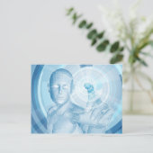 Carte Postale Concept d'application 3D de la technologie future (Debout devant)