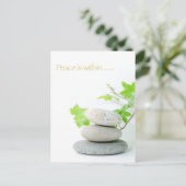 Carte Postale concept de paix (Debout devant)