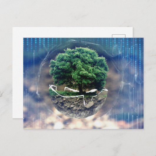 Carte Postale Concept Tree (Devant / Derrière)