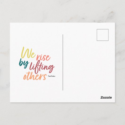 Carte Postale Conception (Dos)