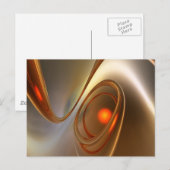 Carte Postale Conception 3D élégante et tendance abstraite (Devant / Derrière)
