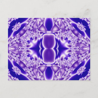 Carte Postale Conception Abstraite de cristal pourpre