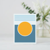 Carte Postale Conception Abstraite de Soleil (Debout devant)