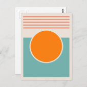 Carte Postale Conception abstraite de Sunshine (Devant / Derrière)