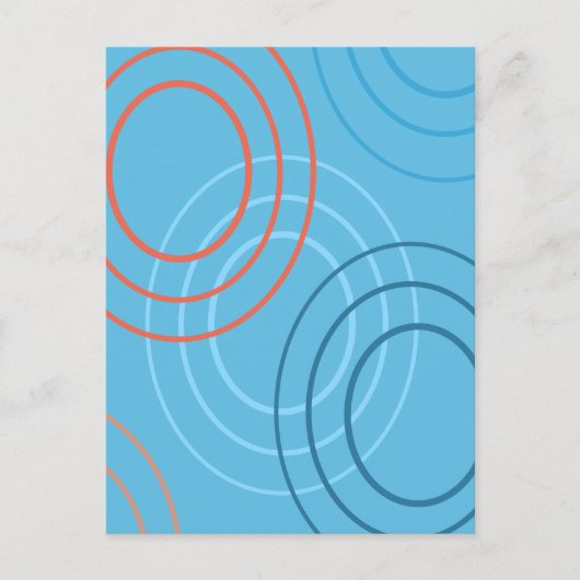 Carte Postale Conception abstraite des ondulations (Devant)