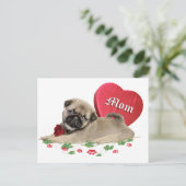 Carte Postale Conception adorable de maman Carlin (Debout devant)