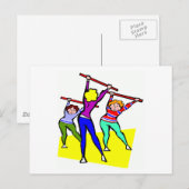 Carte Postale Conception aérobie (Devant / Derrière)