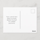 Carte Postale Conception aléatoire, logo ou image d'entreprise (Dos)