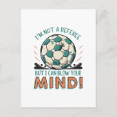 Carte Postale Conception amusante de football (Devant)