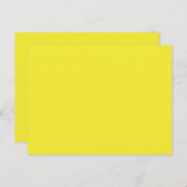 Carte Postale Conception avec un Arrière - plan jaune et une bor (Devant / Derrière)