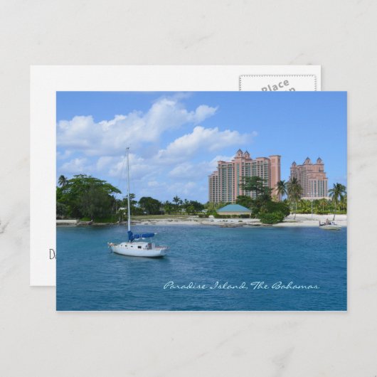 Carte Postale Conception avec vous en tête (Devant / Derrière)