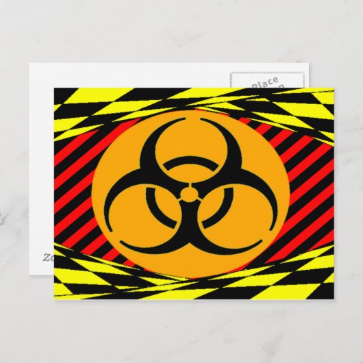 Carte Postale Conception bioaléatoire par Kenneth Yoncich (Devant / Derrière)