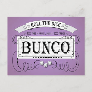 Carte Postale Conception Bunco vintage