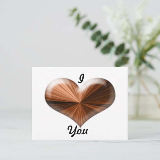 Carte Postale Conception cardiaque 3D (Debout devant)