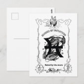 Carte Postale Conception céleste d'intuition des Poissons (Devant / Derrière)