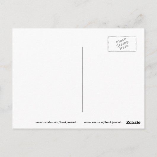 Carte Postale Conception "Clavier" ansichtkaart (Dos)