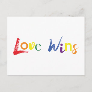 Carte Postale Conception colorée, joyeuse et créative de Love Wi