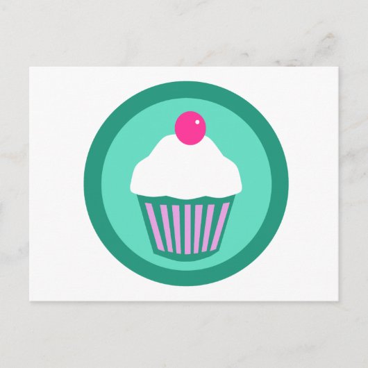 Carte Postale Conception Cupcake (Devant)