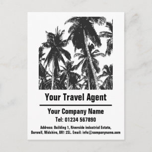 Carte Postale Conception d'agent de voyage pour personnaliser