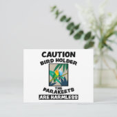 Carte Postale Conception d'animaux exotiques mignons d'oiseaux C (Debout devant)