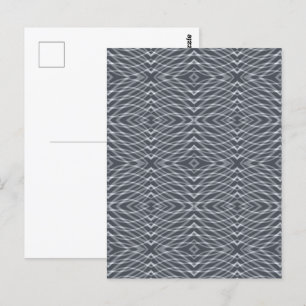 Carte Postale Conception d'art abstrait moderne de signal d'impu