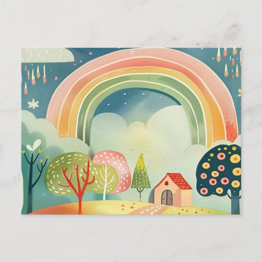 Carte Postale Conception d'art de pépinière (Devant)