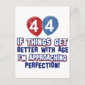 Carte Postale Conception de 44e anniversaire (Devant)