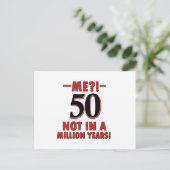 Carte Postale Conception de 50 ans (Debout devant)