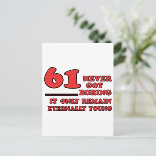 Carte Postale Conception de 61 ans (Debout devant)