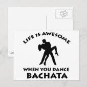 Carte Postale conception de bachata (Devant / Derrière)