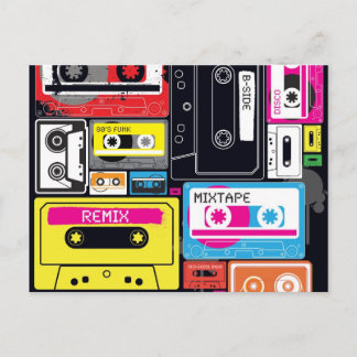 Carte Postale Conception de bandes de mixage Cool
