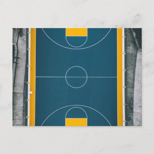 Carte Postale Conception de basket-ball géniale (Devant)