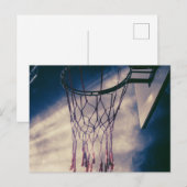 Carte Postale Conception de basketball cool (Devant / Derrière)