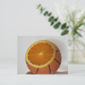 Carte Postale Conception de basketball cool (Debout devant)