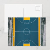 Carte Postale Conception de basketball géniale (Devant / Derrière)
