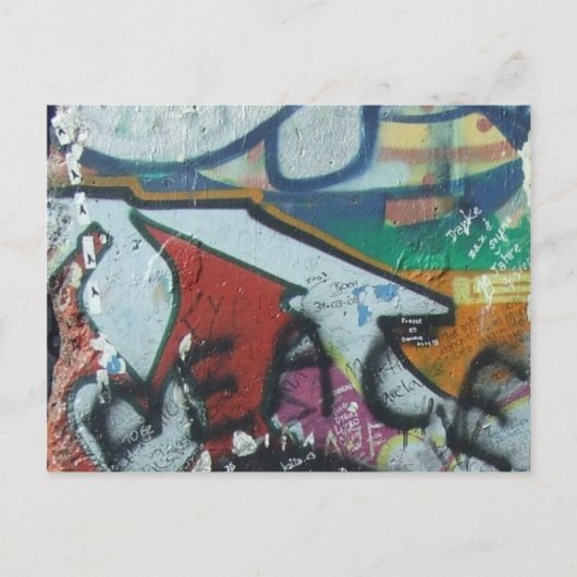 Carte Postale conception de berlinmur (Devant)