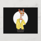 Carte Postale Conception de cadeau de girafe Safari mignon et co (Devant)