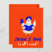 Carte Postale Conception de calligraphie de lecture personnalisé (Devant / Derrière)