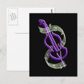 Carte Postale Conception de cello (Devant / Derrière)