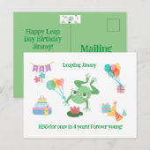 Carte Postale Conception de chapeaux et ballons de gâteau sur né (Devant / Derrière)