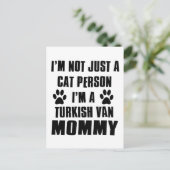 Carte Postale Conception de chats de Van turc (Debout devant)