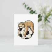 Carte Postale Conception de chemise d'animal mignon de balle de (Debout devant)