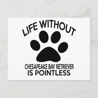 CARTE POSTALE CONCEPTION DE CHESAPEAKE BAY RETRIEVER