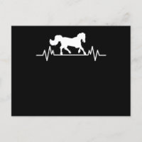 Conception de cheval Battement de coeur Amusement