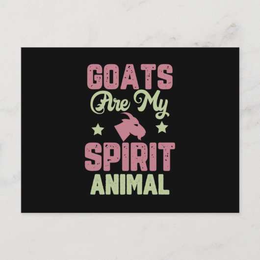 Carte Postale Conception de chèvre (Devant)