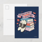 Carte Postale Conception de citation de finales de Gilmore Girls (Devant / Derrière)