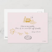 Carte Postale Conception de citation de livre de Rory Gilmore Gi (Devant / Derrière)