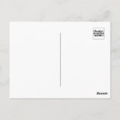 Carte Postale Conception de citation de Thanksgiving pétillante  (Dos)