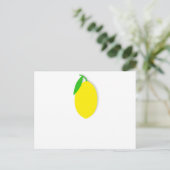 Carte Postale conception de citron (Debout devant)