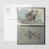 Carte Postale Conception de costumes pour le ballet (Devant / Derrière)
